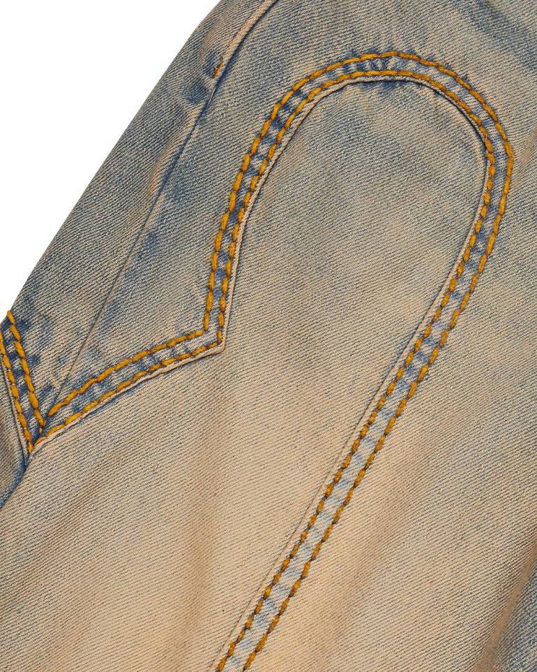 Trapstar London Irongate Panel Denim Jeans Blankyt | TS-65316