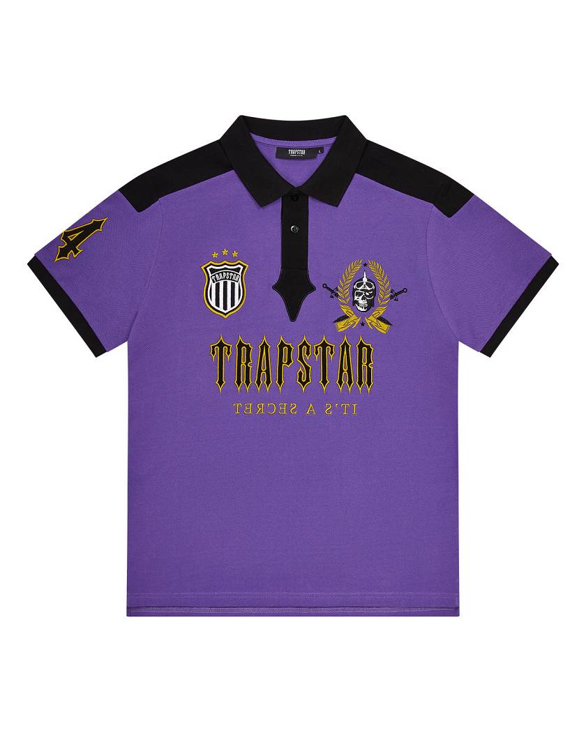 Trapstar London Irongate Polo Fialové | TS-65240