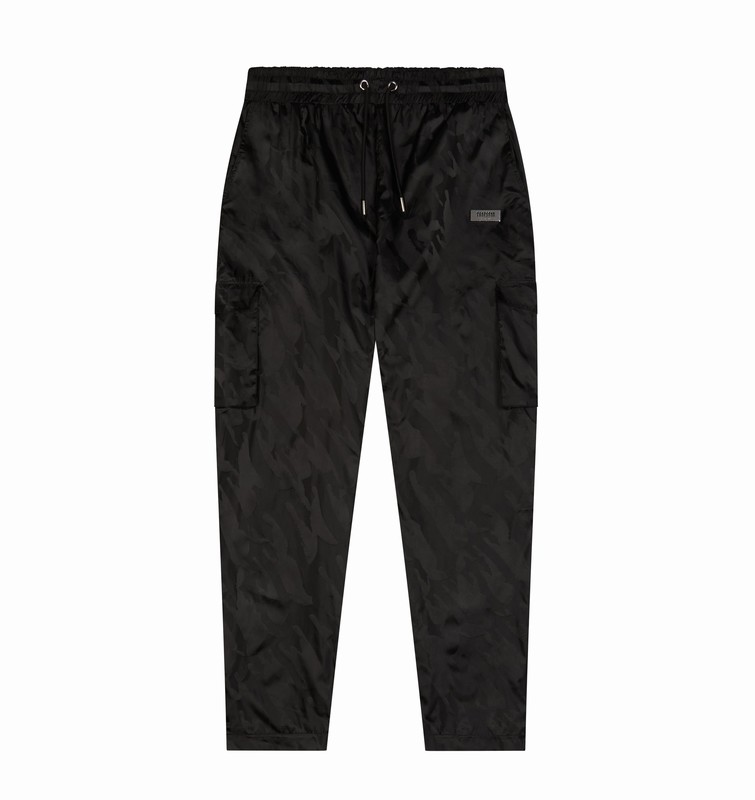 Trapstar London Irongate T Jacquard Cargos Černé | TS-64860