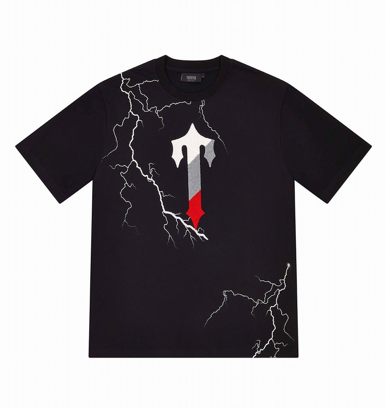 Trapstar London Irongate T Lightning Shorts Černé | TS-64924