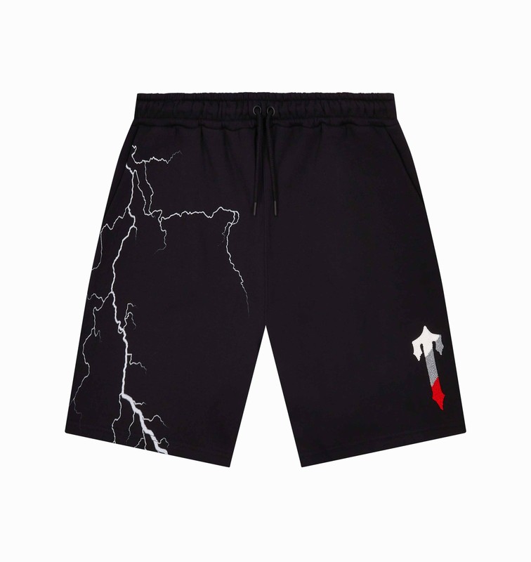 Trapstar London Irongate T Lightning Shorts Černé | TS-64924