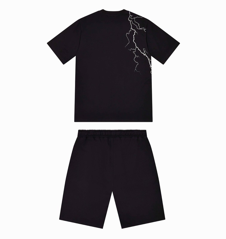 Trapstar London Irongate T Lightning Shorts Černé | TS-64924