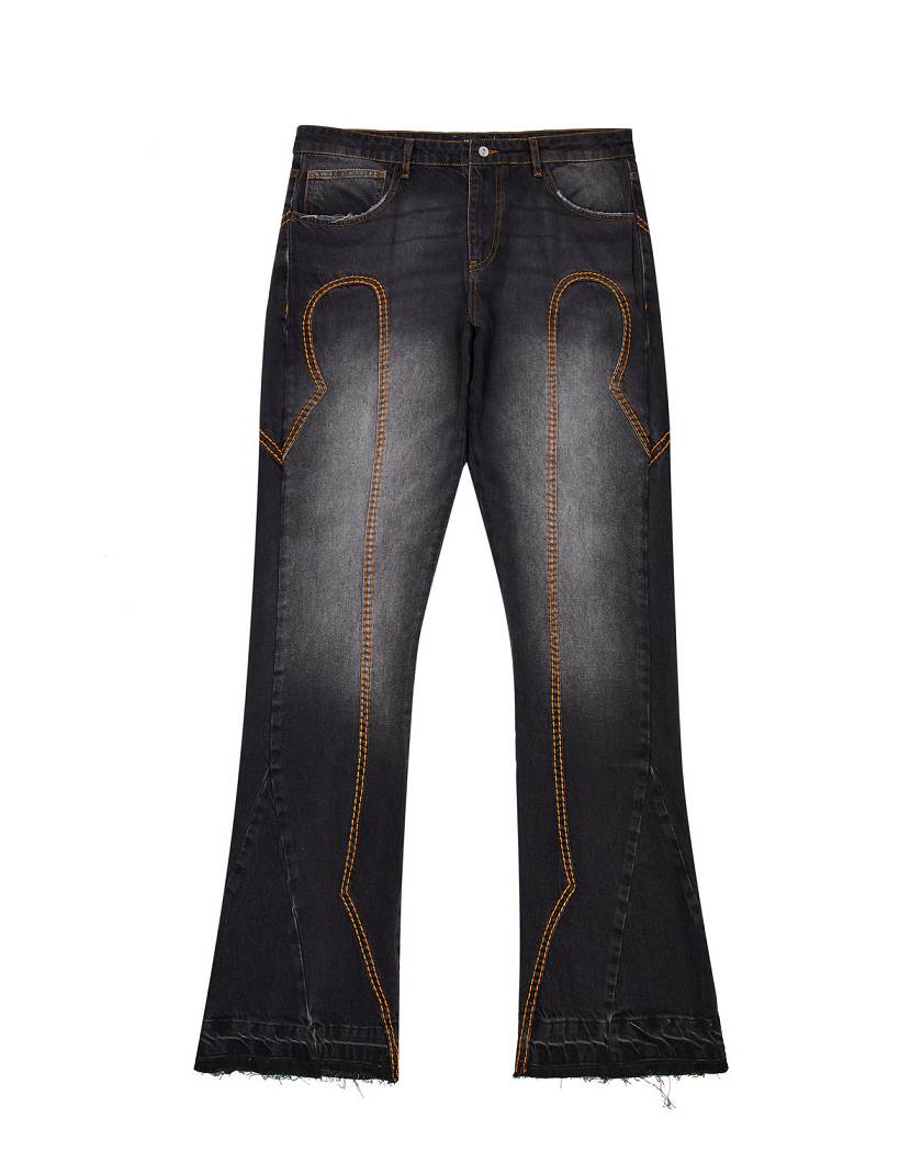 Trapstar London Irongate T Panel Denim Jeans Blankyt | TS-65315