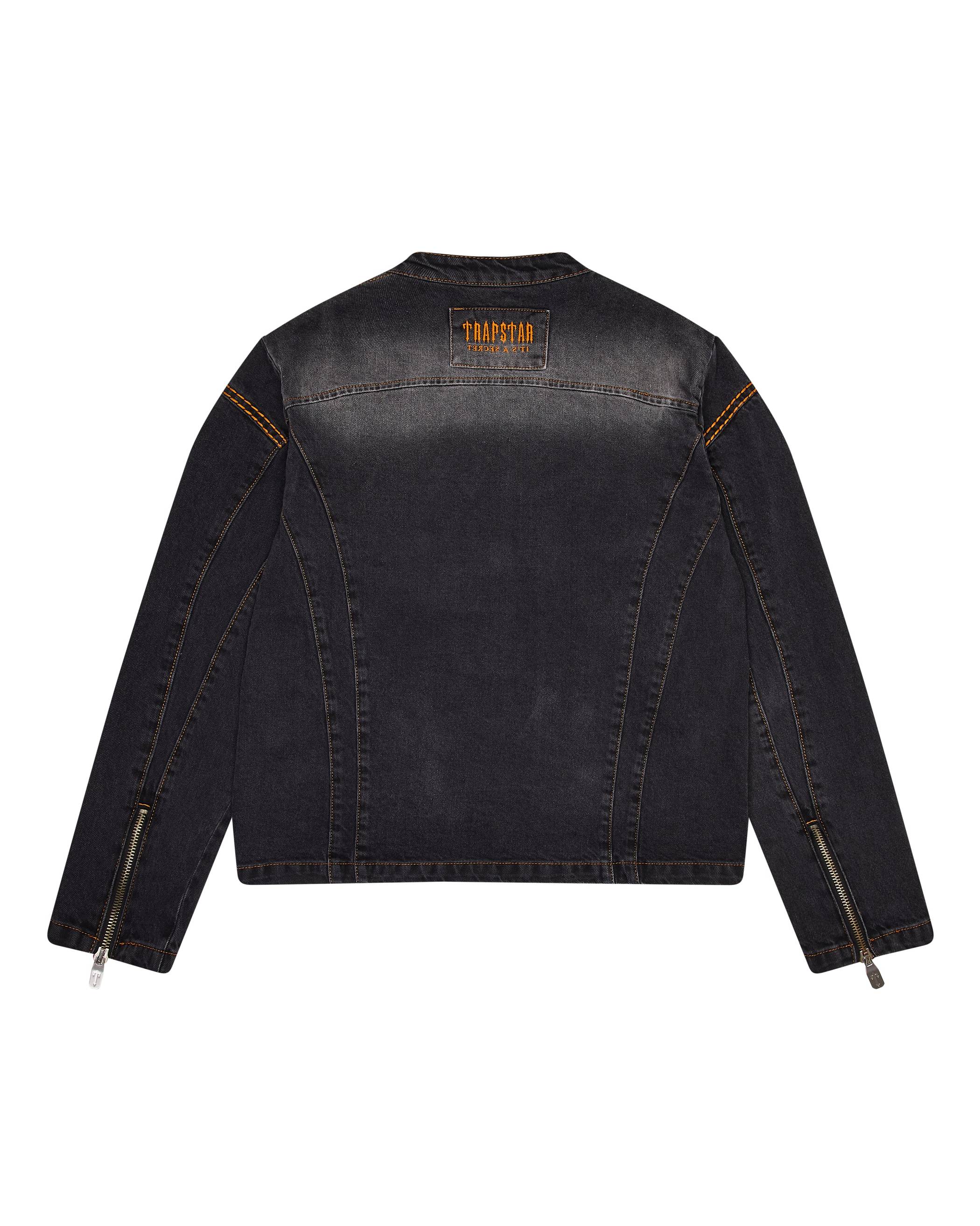 Trapstar London Irongate T Panel Denim Jacket Černé | TS-65456