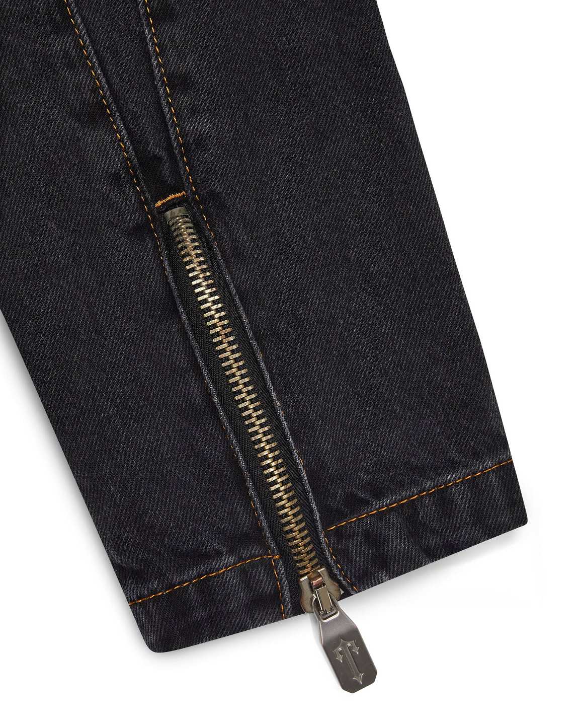 Trapstar London Irongate T Panel Denim Jacket Černé | TS-65456