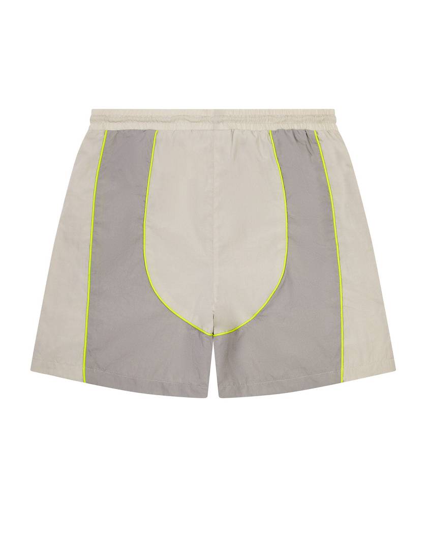 Trapstar London Irongate T Panel Shell Shorts Greige | TS-65308