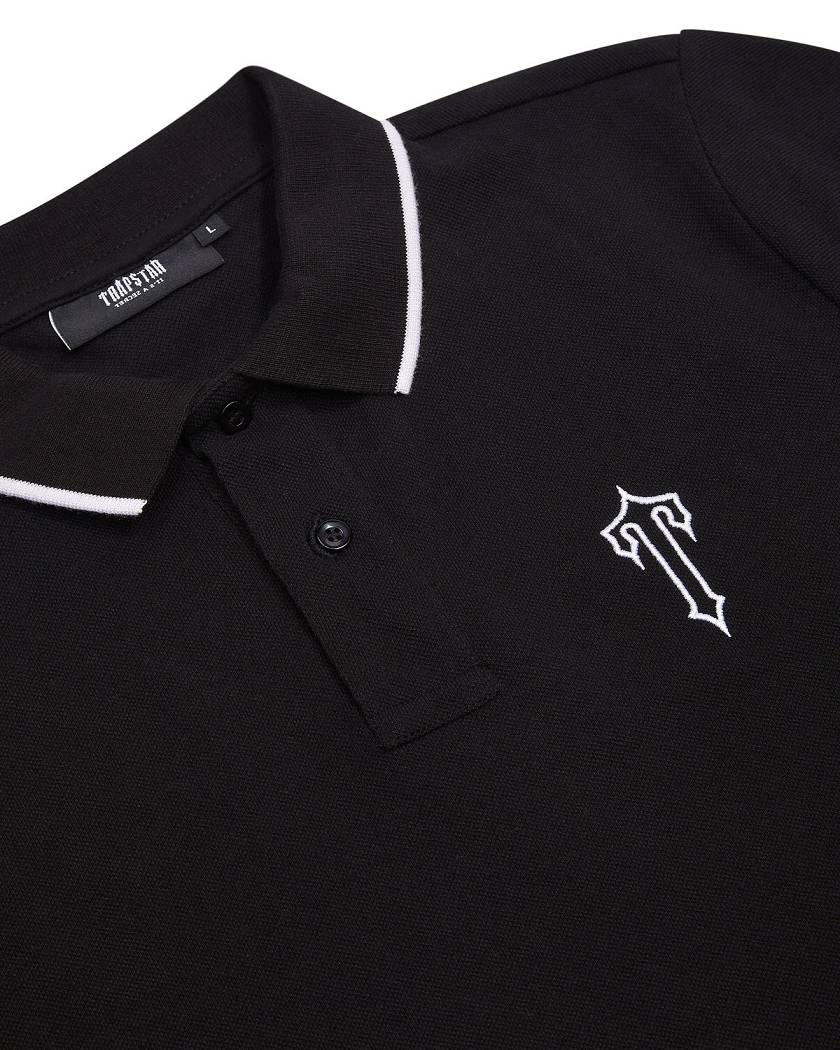 Trapstar London Irongate T Polo Černé | TS-65238