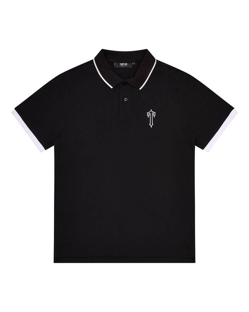 Trapstar London Irongate T Polo Černé | TS-65238