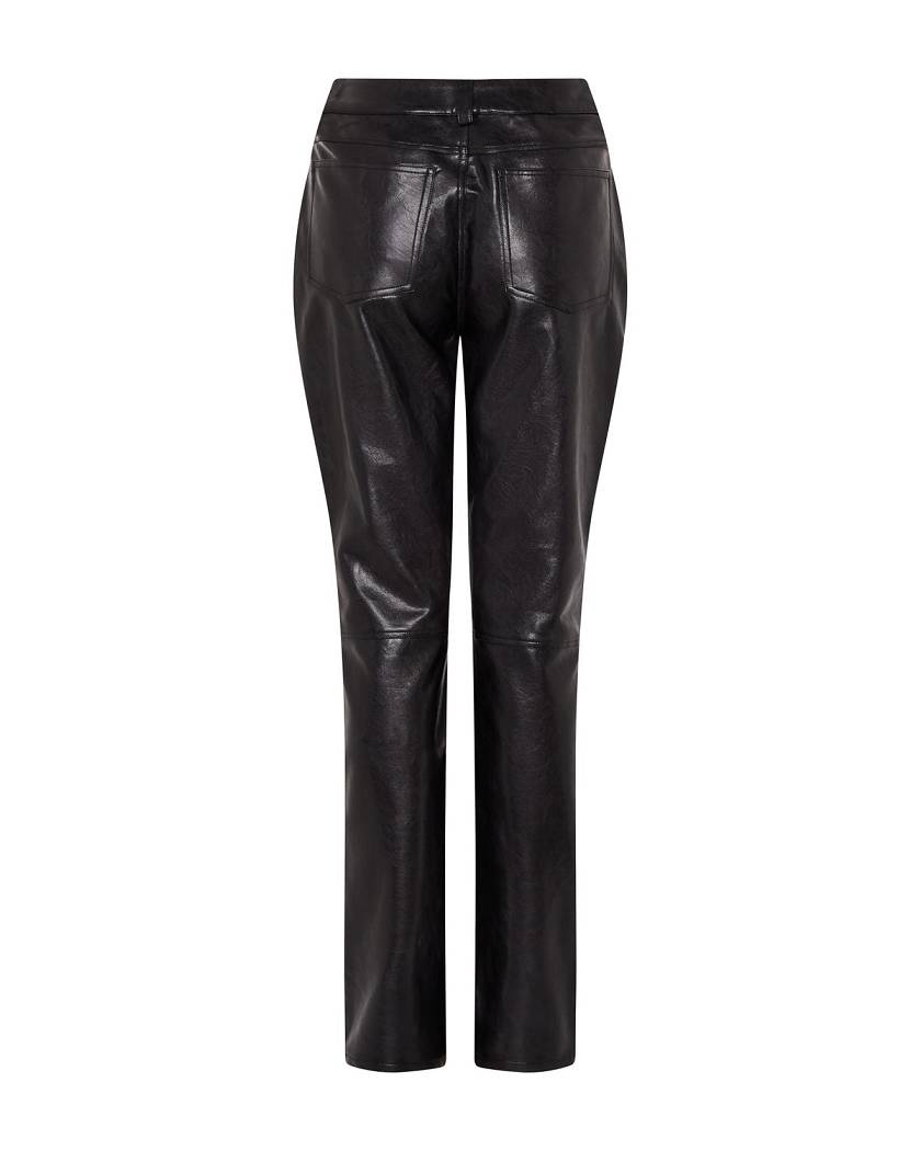 Trapstar London Irongate T Stud Vegan Leather Pants Černé | TS-65112