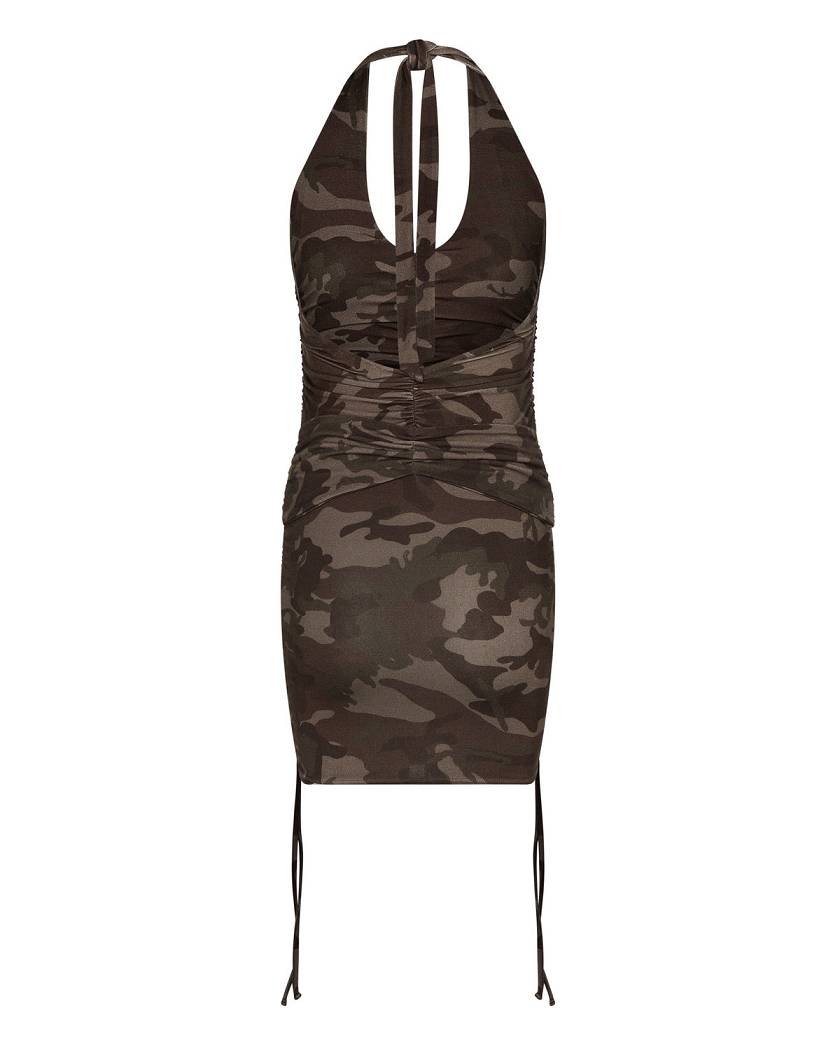 Trapstar London Irongate T Womens Dress Hnědé Maskáčové | TS-65103