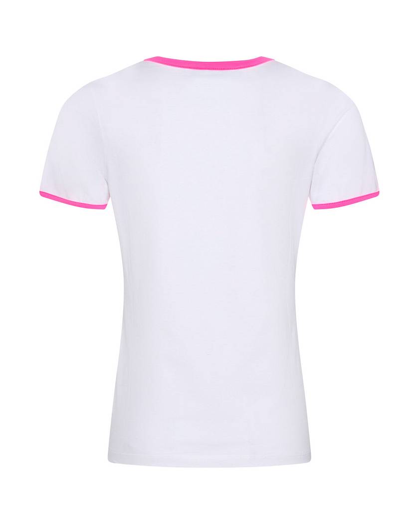 Trapstar London Irongate Tee Bílé Růžové | TS-65131