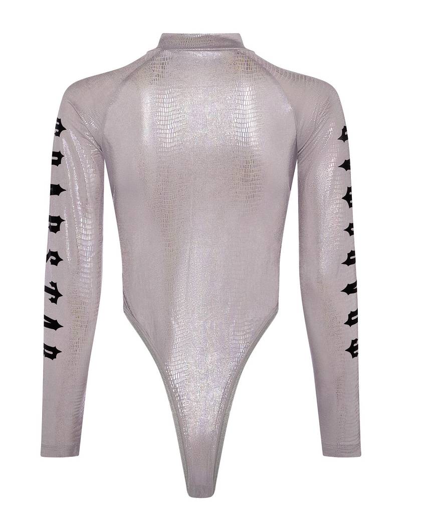 Trapstar London Irongate Zipped Bodysuit Stříbrné | TS-65113