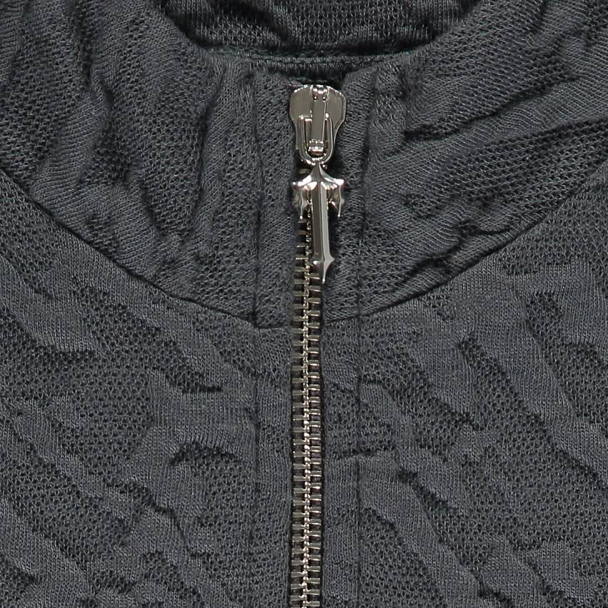 Trapstar London Jacquard Fitted Zip Crop Top Šedé | TS-65123