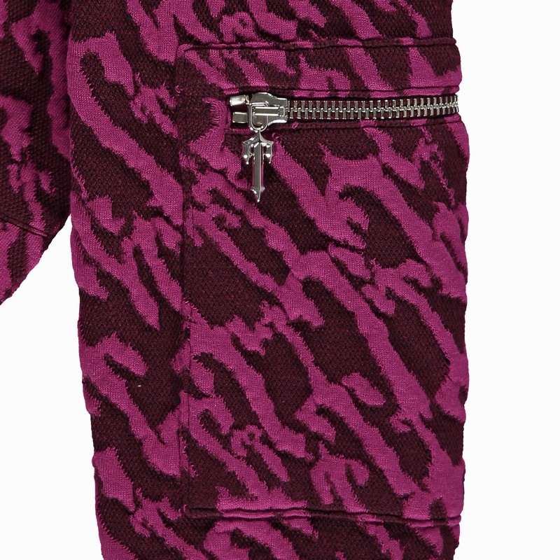 Trapstar London Jacquard Fitted Zip Vínové Růžové | TS-64786