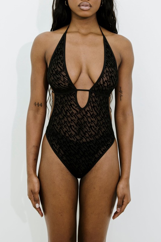 Trapstar London Jacquard Mesh Halterneck Černé | TS-64802