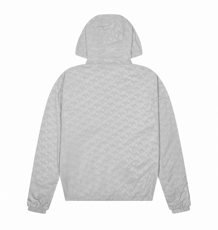 Trapstar London Monogram Windbreaker Šedé | TS-64898
