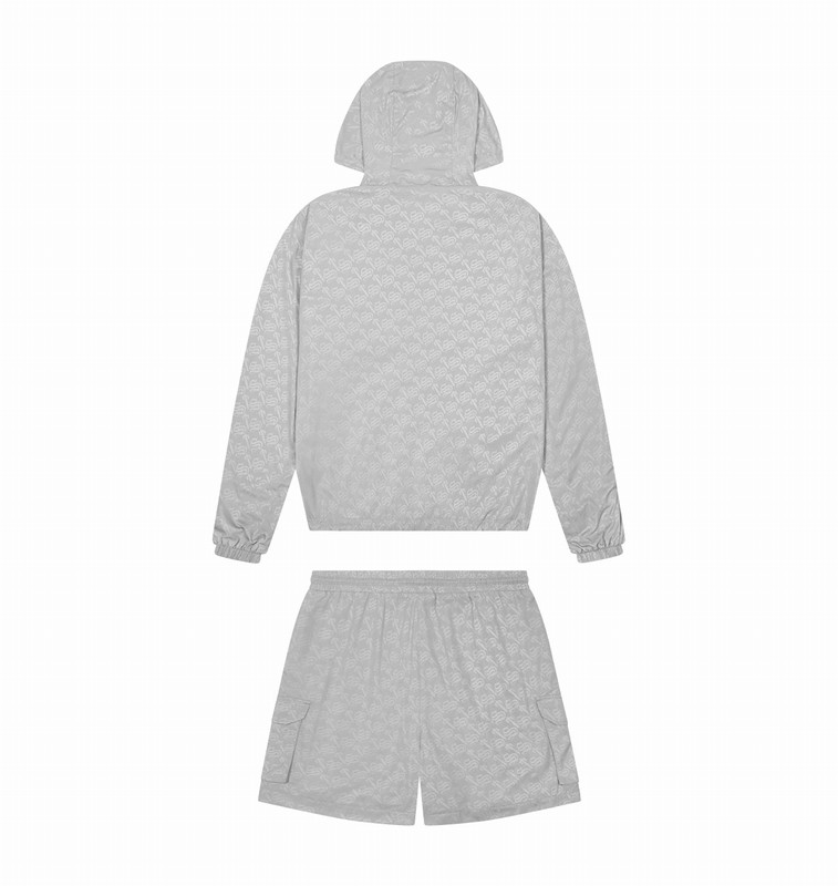Trapstar London Monogram Windbreaker Šedé | TS-64898