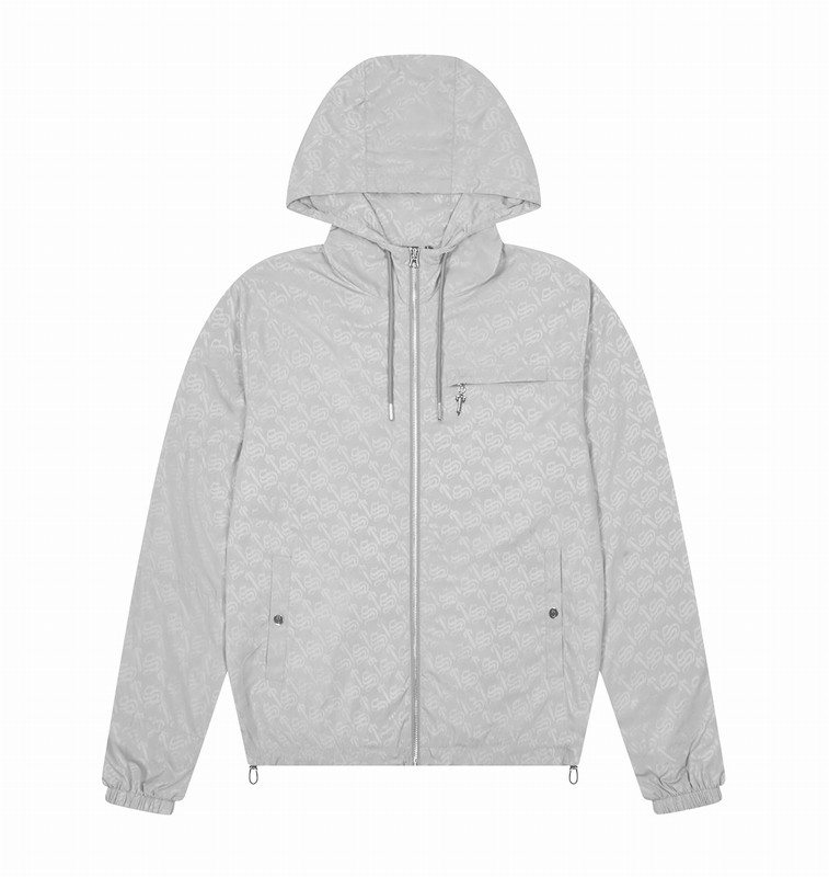 Trapstar London Monogram Windbreaker Šedé | TS-64898