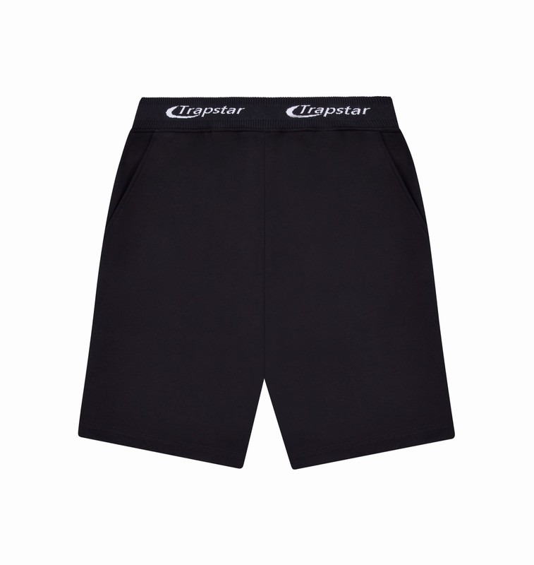 Trapstar London *PRE ORDER* Hyperdrive Rib Hoodie Shorts Černé | TS-64930