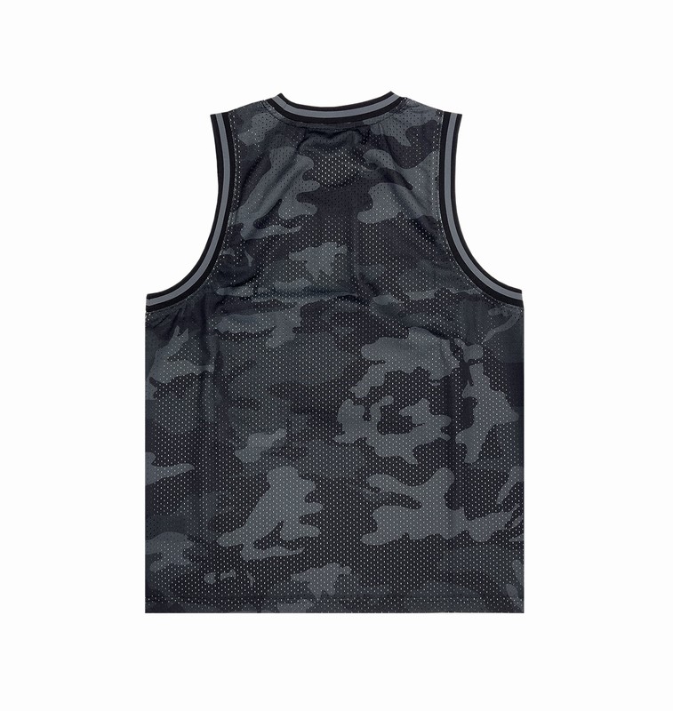 Trapstar London *PRE ORDER* Shooters SS23 Basketball Vest Černé Maskáčové | TS-64944