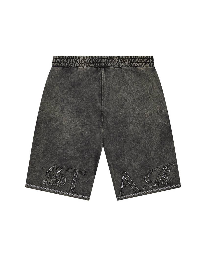 Trapstar London Patchwork Script Short Šedé | TS-65425