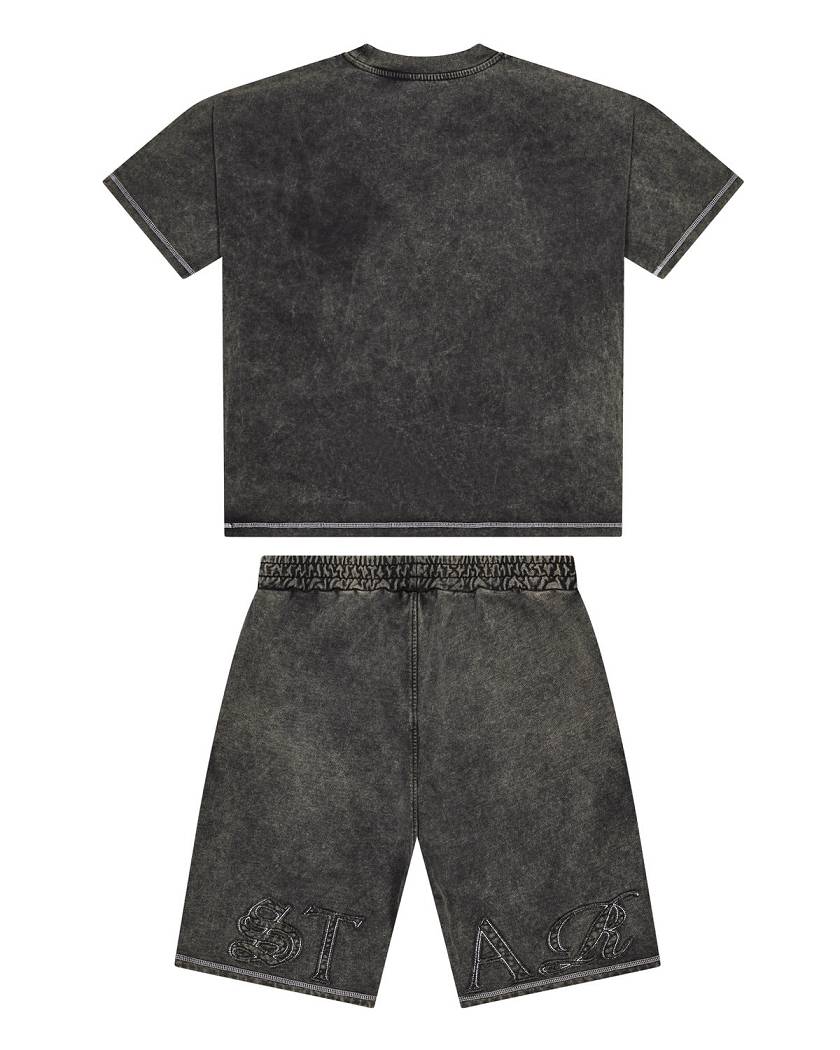 Trapstar London Patchwork Script T-Shirt Šedé | TS-65424