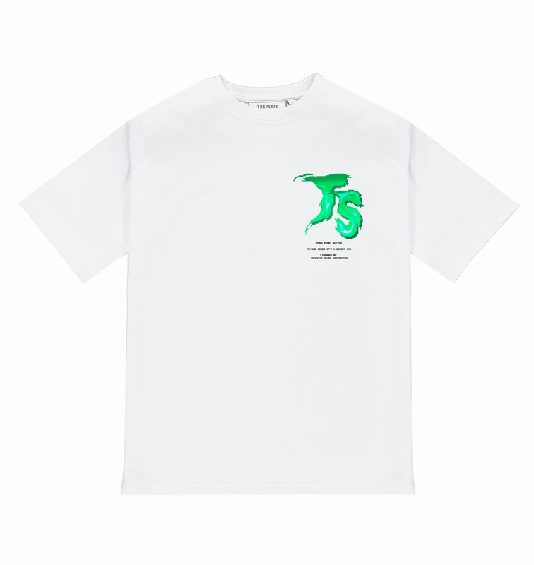 Trapstar London Press Start Bílé | TS-65006