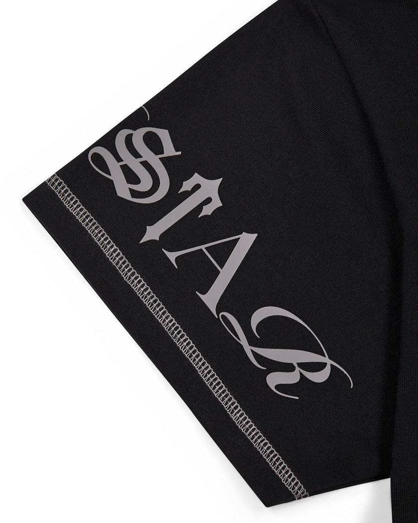Trapstar London Script 2.0 Tee Černé | TS-65290