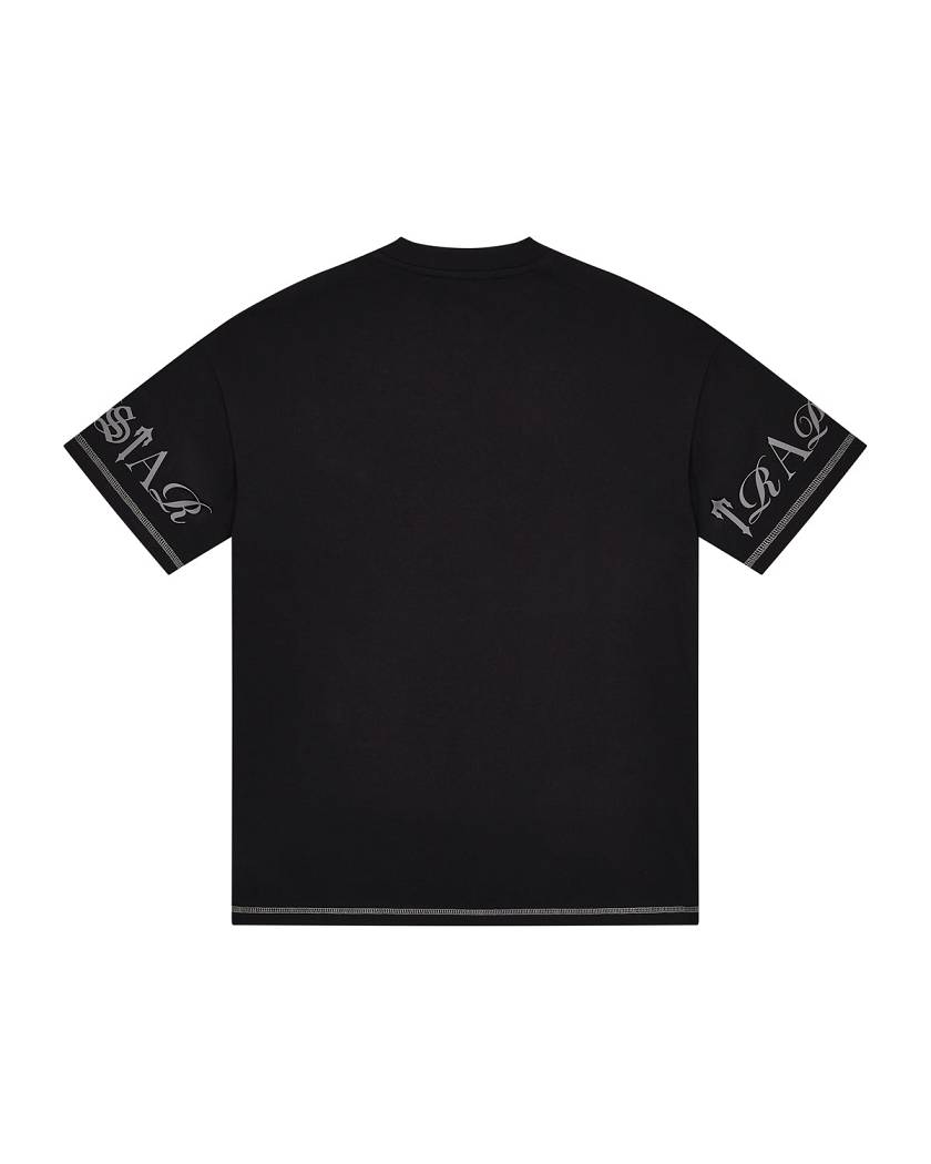 Trapstar London Script 2.0 Tee Černé | TS-65290