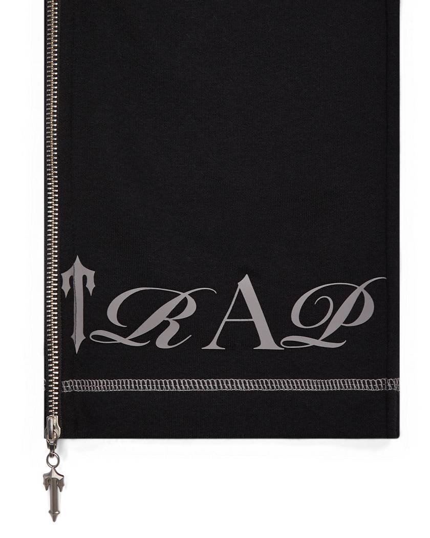 Trapstar London Script Bottoms Černé | TS-65334
