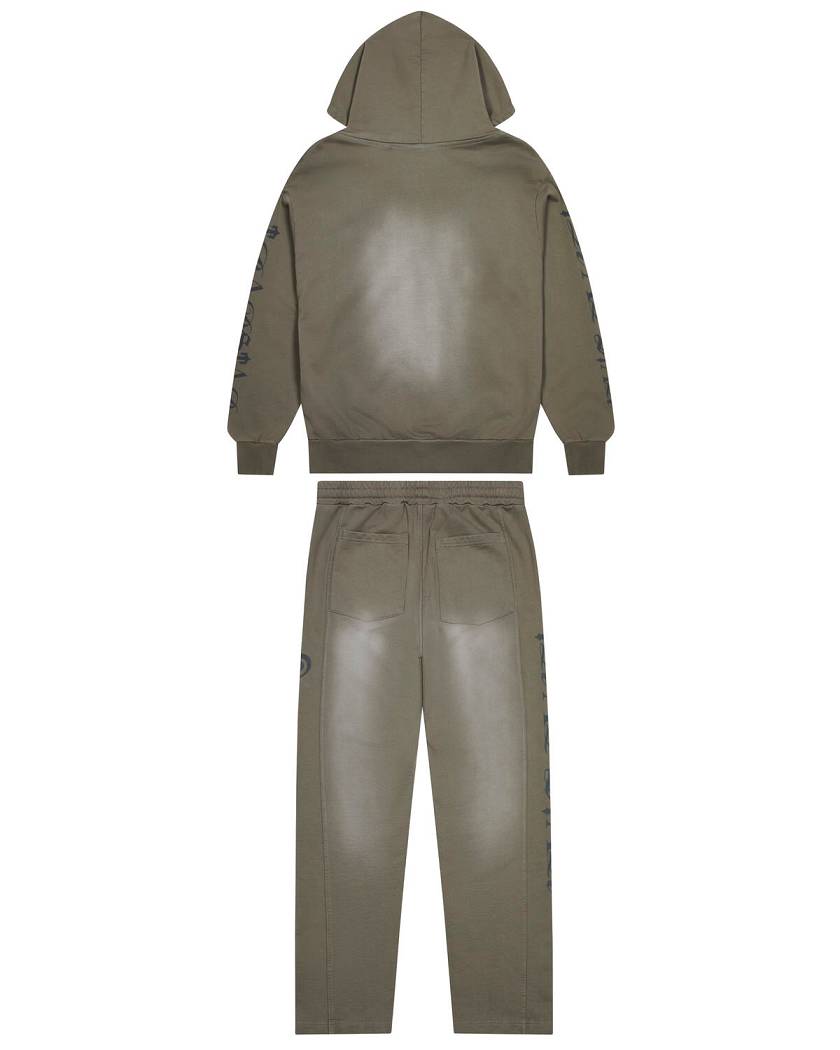 Trapstar London Script Spray Tracksuit Šedé | TS-65400