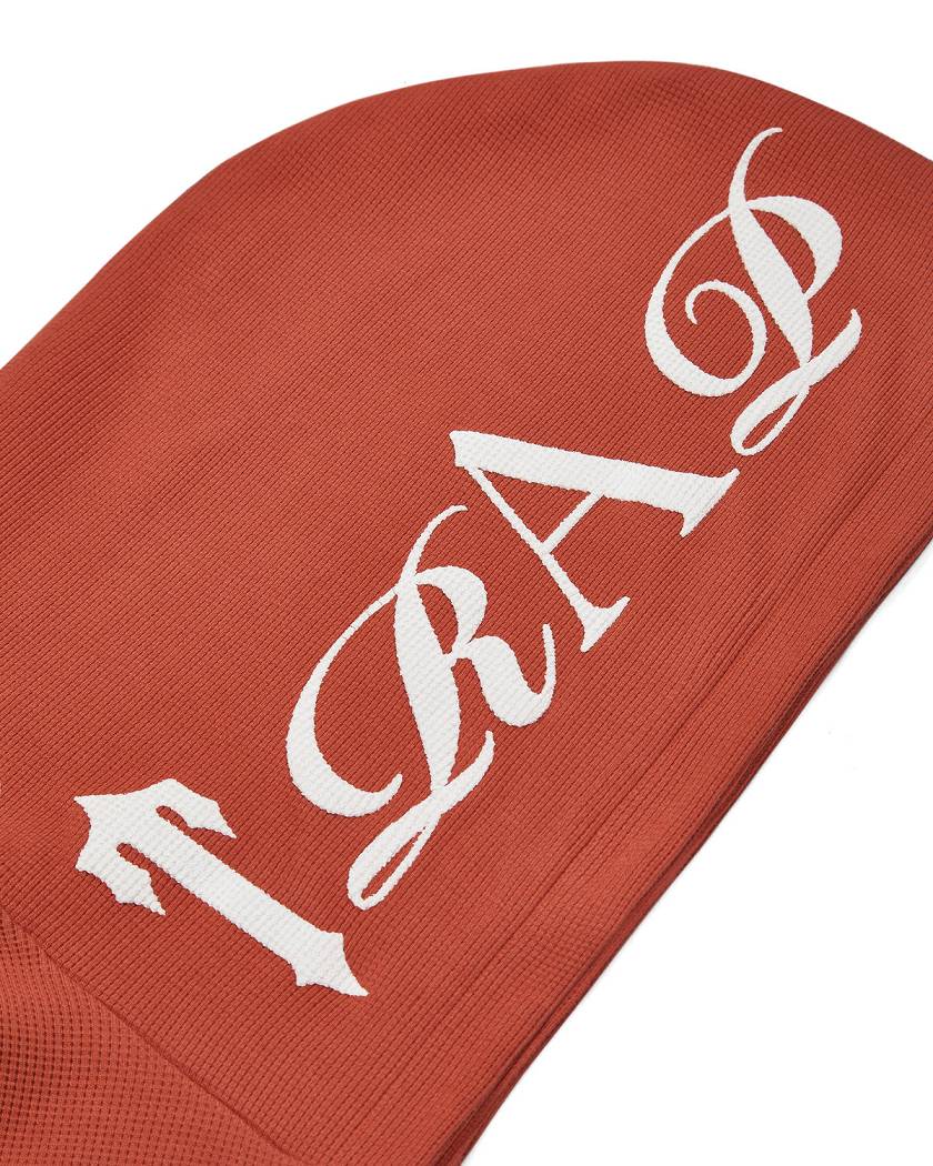 Trapstar London Script Waffle Hoodie Oranžové | TS-65344