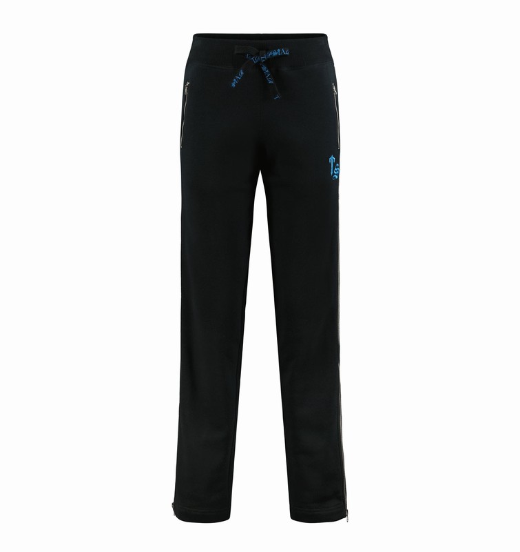 Trapstar London Script Zip Leg Černé Tyrkysové | TS-64779
