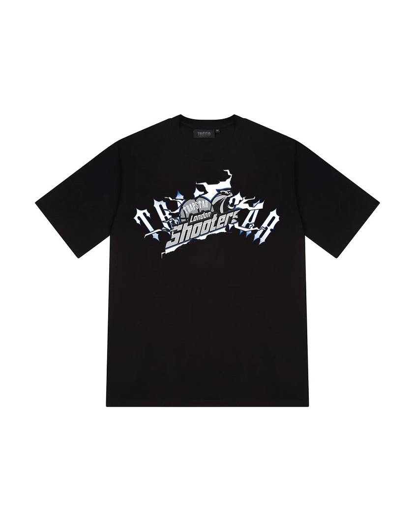 Trapstar London Shooters Breakthrough Tee Černé | TS-65262