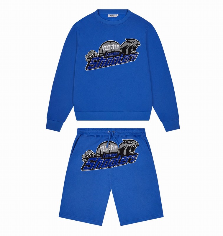 Trapstar London Shooters Chenille Crewneck Blankyt | TS-64905