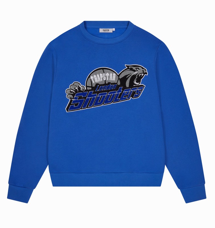 Trapstar London Shooters Chenille Crewneck Blankyt | TS-64905