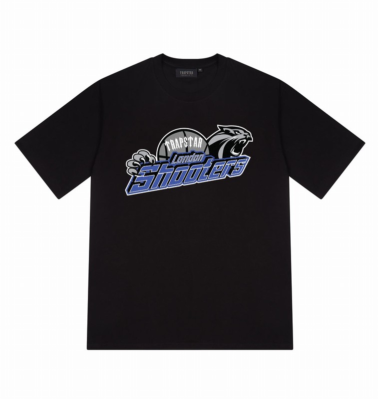 Trapstar London Shooters Tee Černé Blankyt | TS-64910