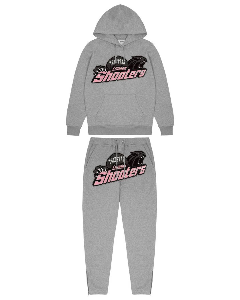 Trapstar London Shooters Tracksuit Šedé | TS-65386