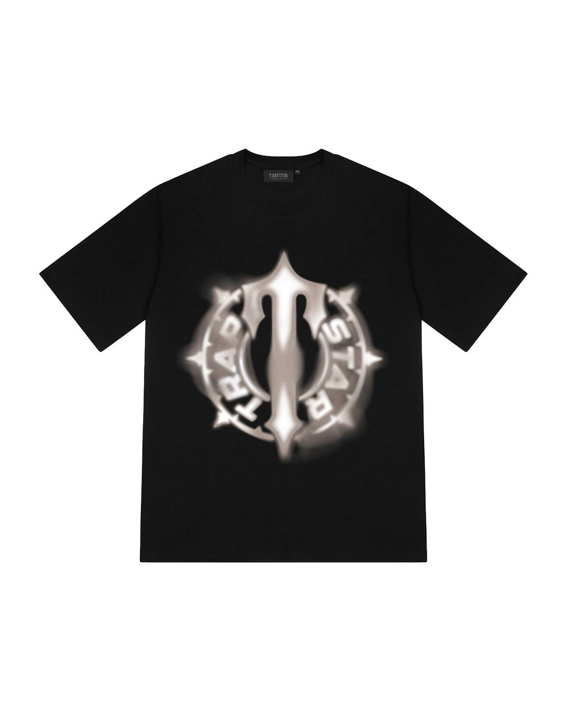 Trapstar London Spin Print Tee Černé | TS-65210