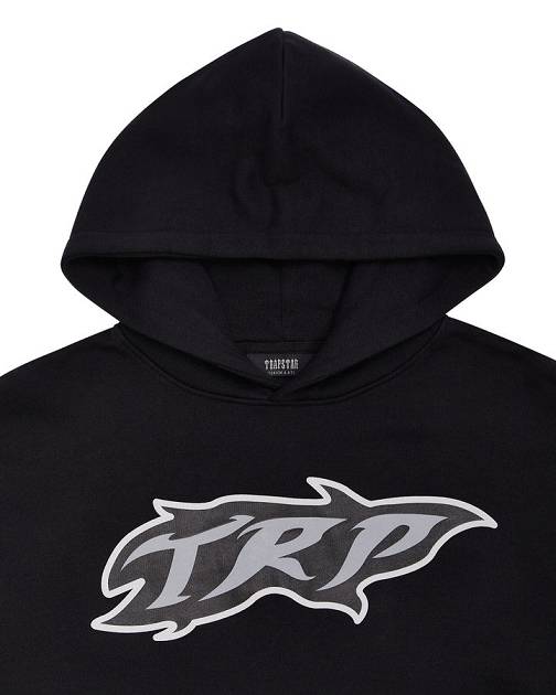 Trapstar London TRP Flame Tracksuit Černé | TS-65402