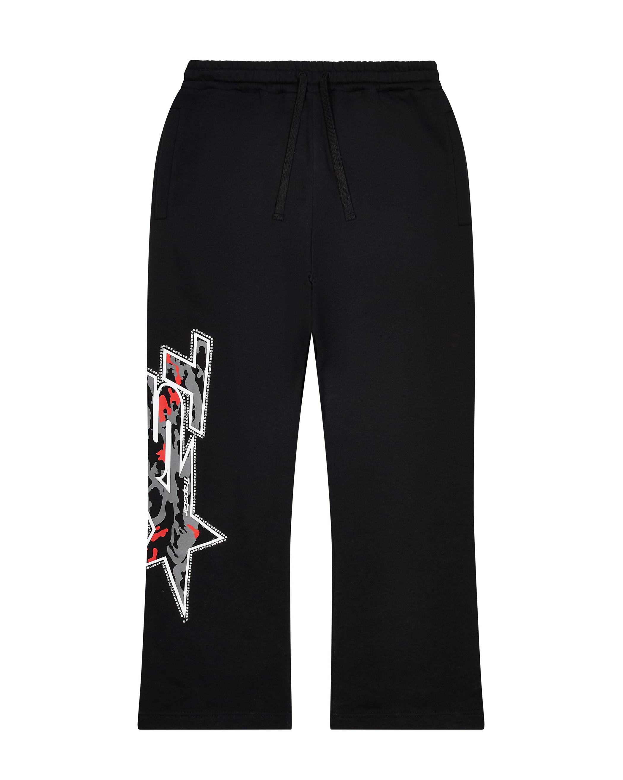 Trapstar London TS Star Camo Jogger Černé | TS-65322
