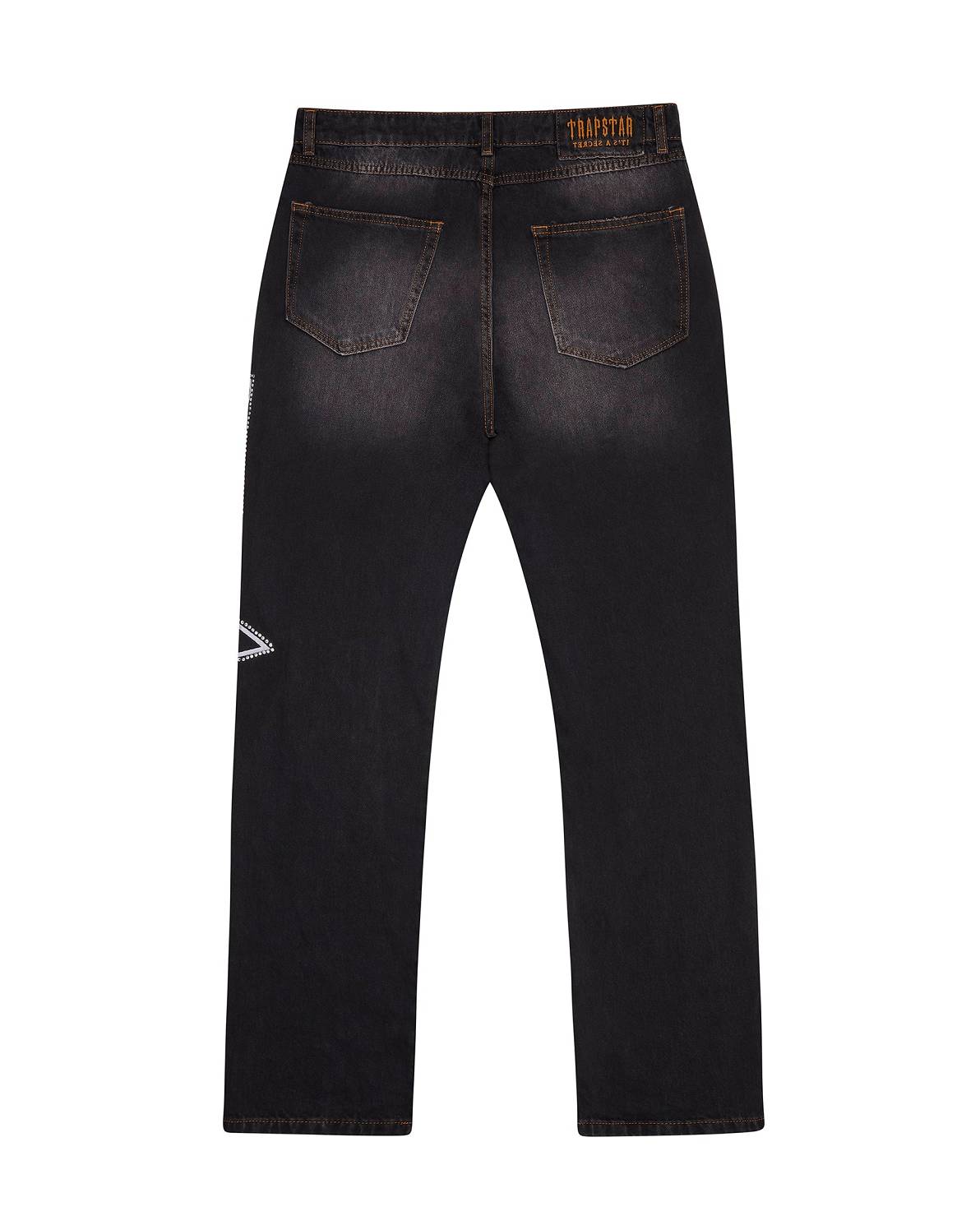 Trapstar London TS Star Diamante Jeans Černé | TS-65313