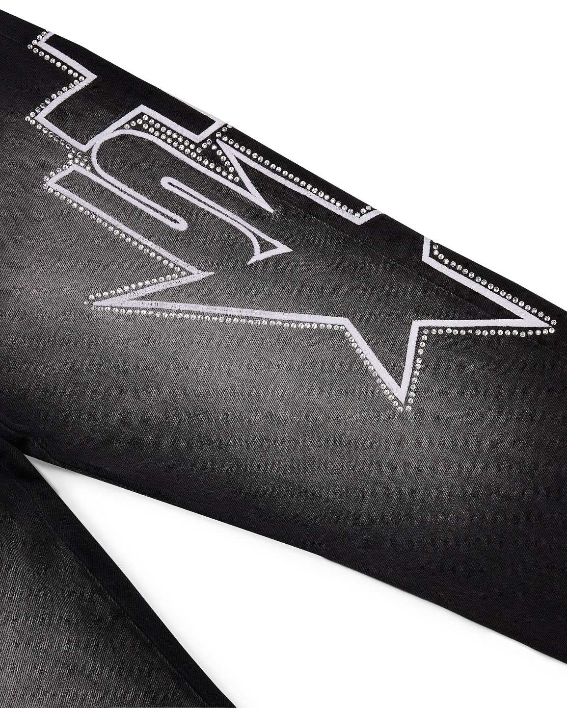 Trapstar London TS Star Diamante Jeans Černé | TS-65313
