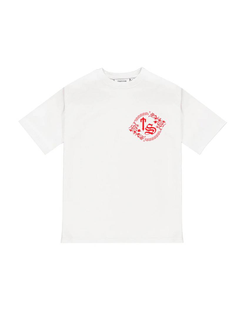 Trapstar London TS Varsity Tee Bílé | TS-65280