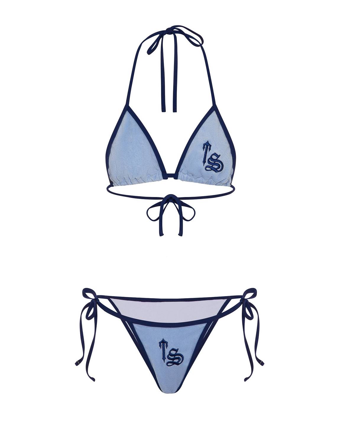 Trapstar London Terry Script Bikini Bottoms Blankyt | TS-65092