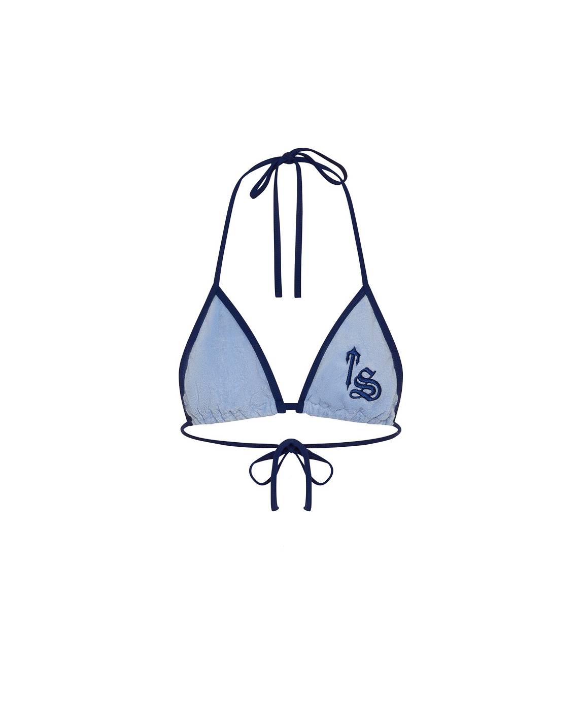 Trapstar London Terry Script Bikini Top Blankyt | TS-65091