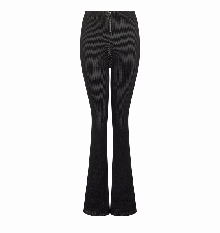 Trapstar London Two Tone Rib Fitted Černé Bílé | TS-64770