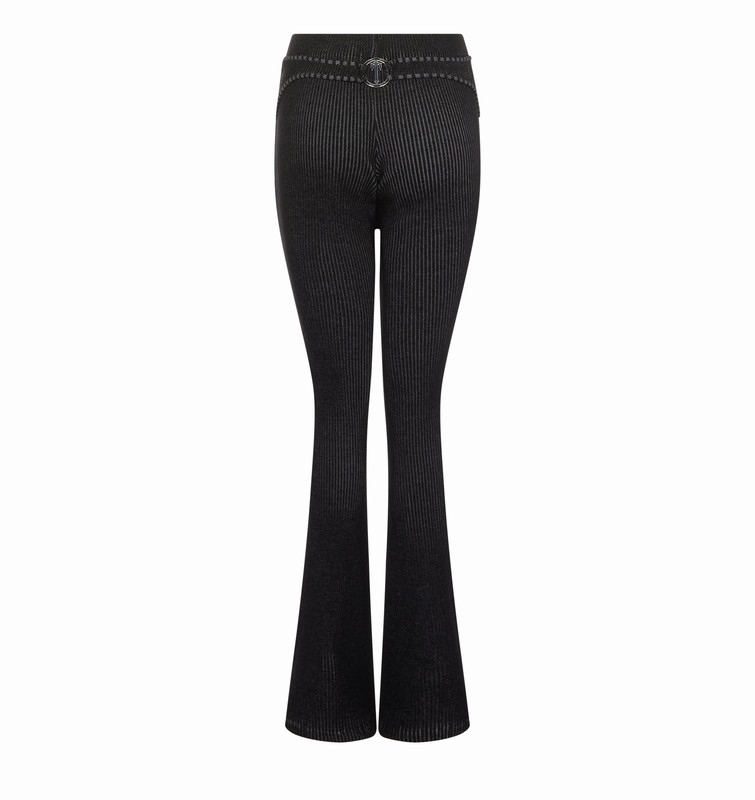 Trapstar London Two Tone Rib Fitted Černé Bílé | TS-64770