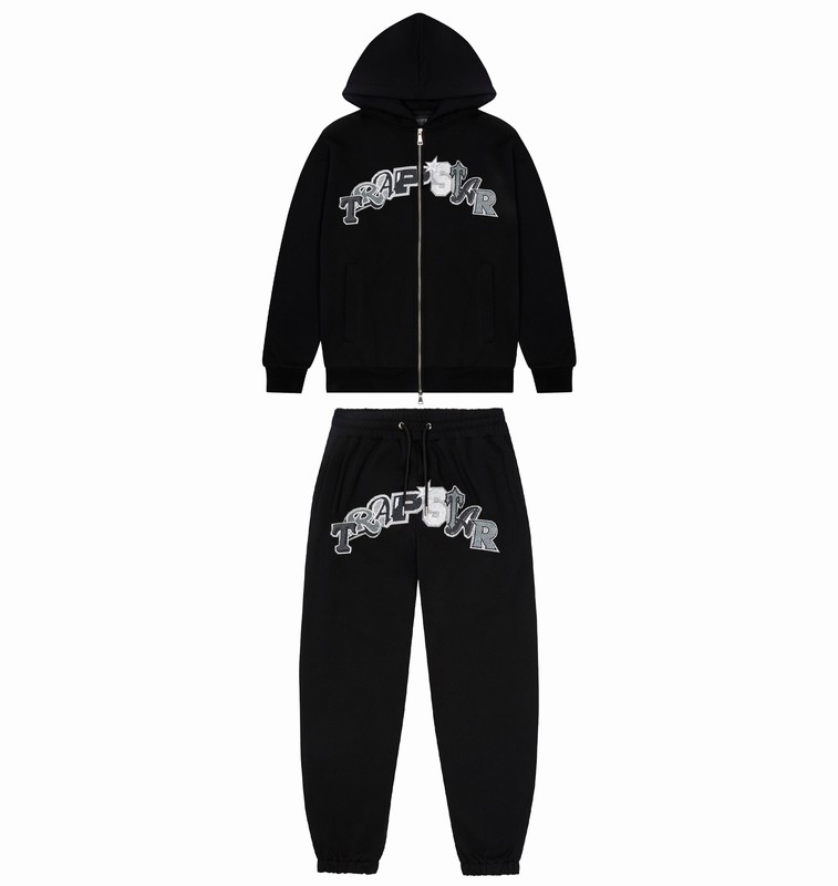 Trapstar London Wildcard Chenille Černé | TS-64875