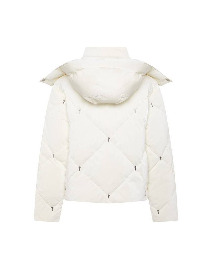 Trapstar London Women’s Chesterfield Irongate T Puffer Bílé | TS-65163